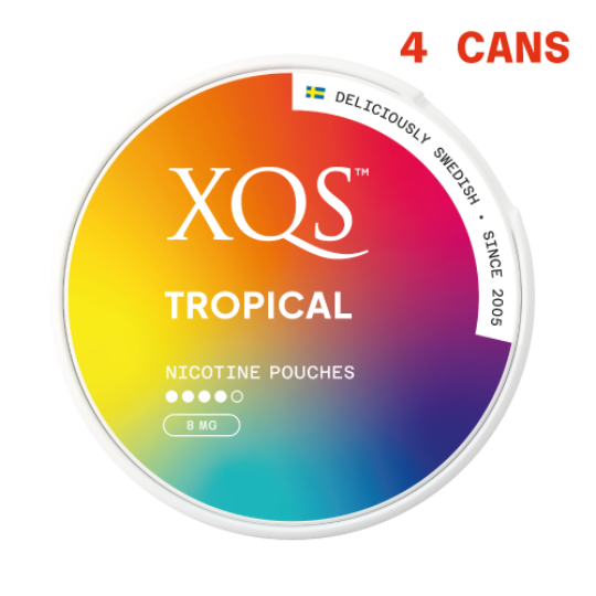 XQS Tropical 8MG 4 cans